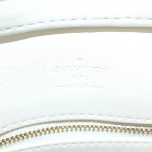 LOUIS VUITTON Monogram Vernis Houston Hand Bag Perle M91342 LV Auth ep10355A - Picture 13 of 16